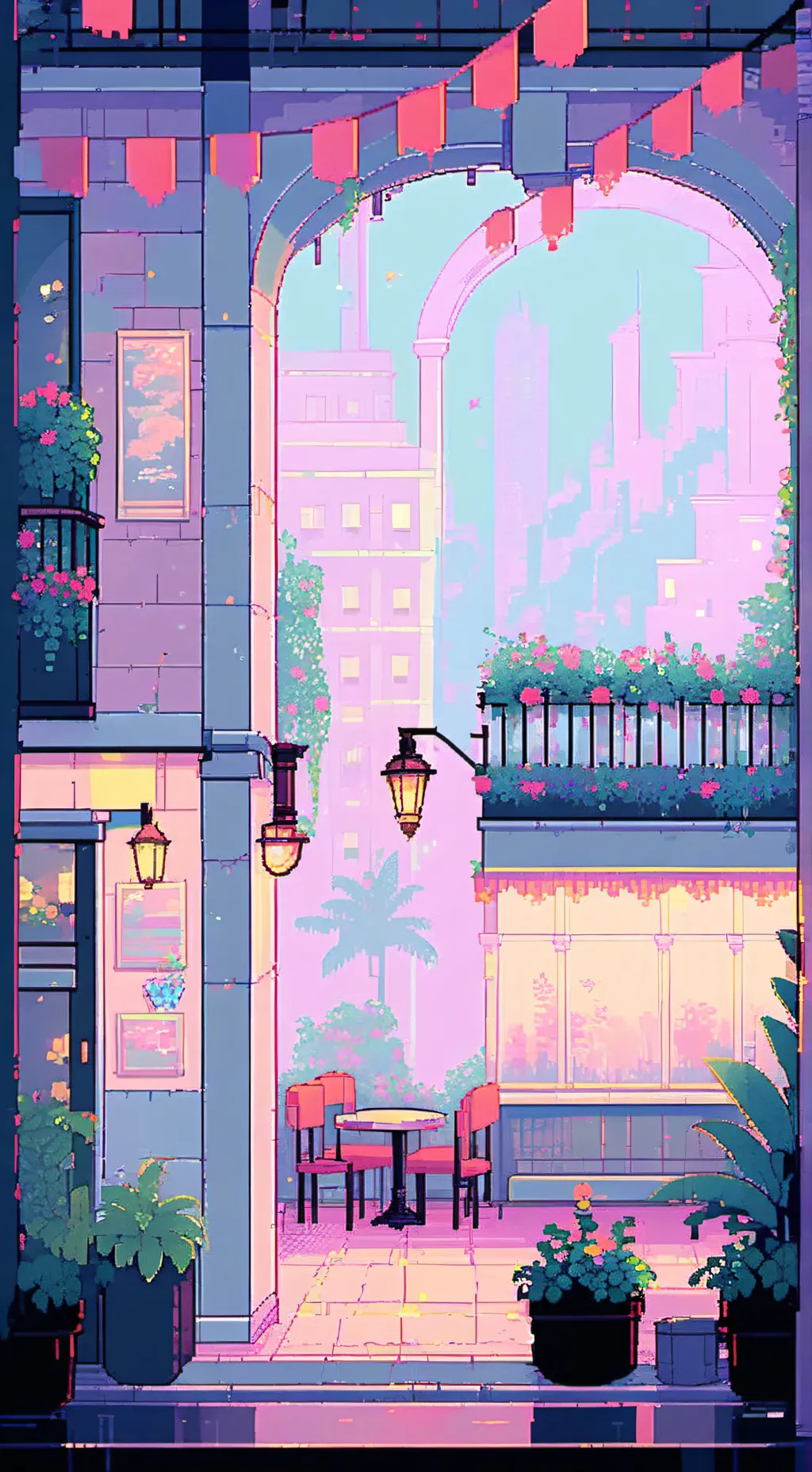 ai character: Radio Apple  background