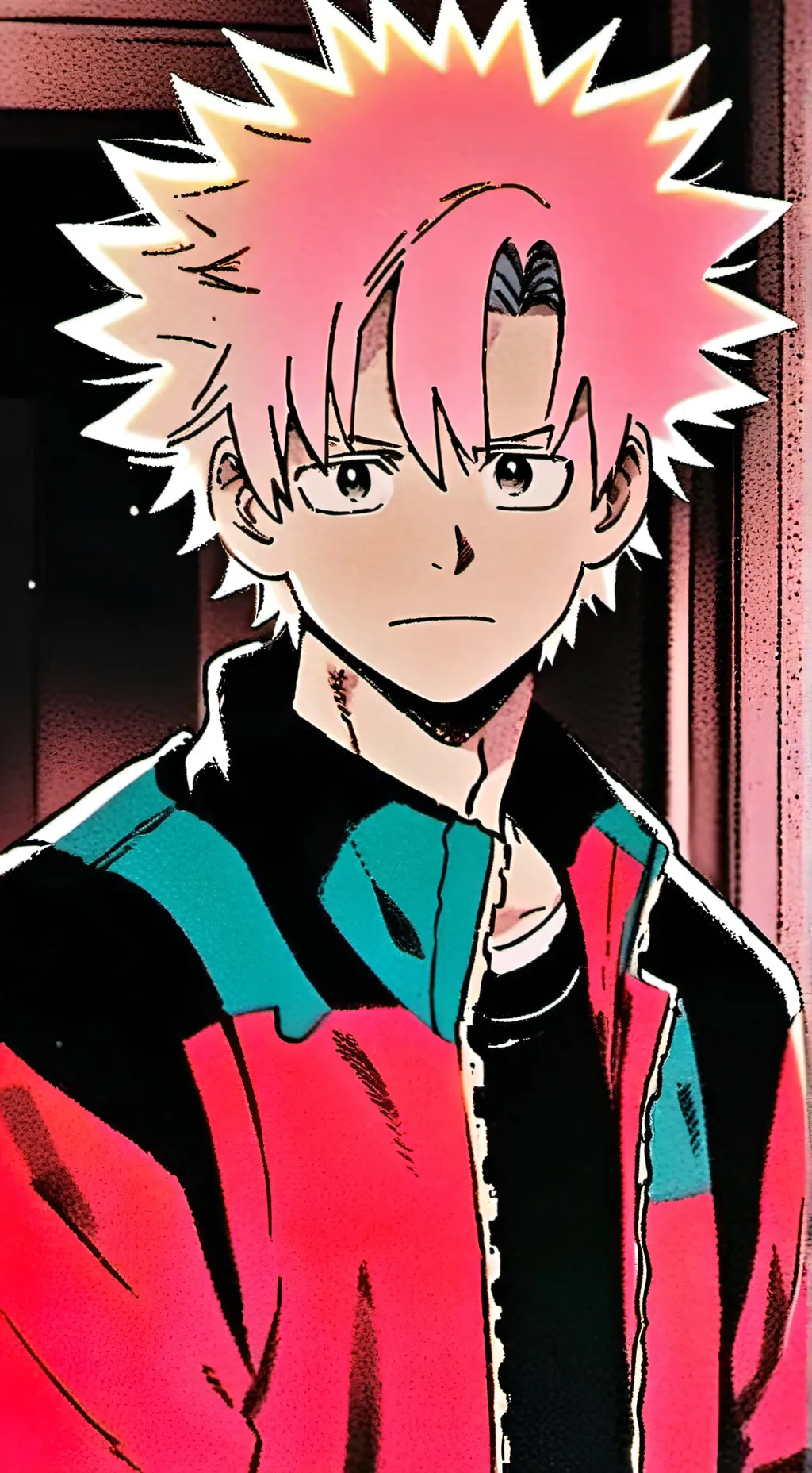 ai character: katsuki bakugo background