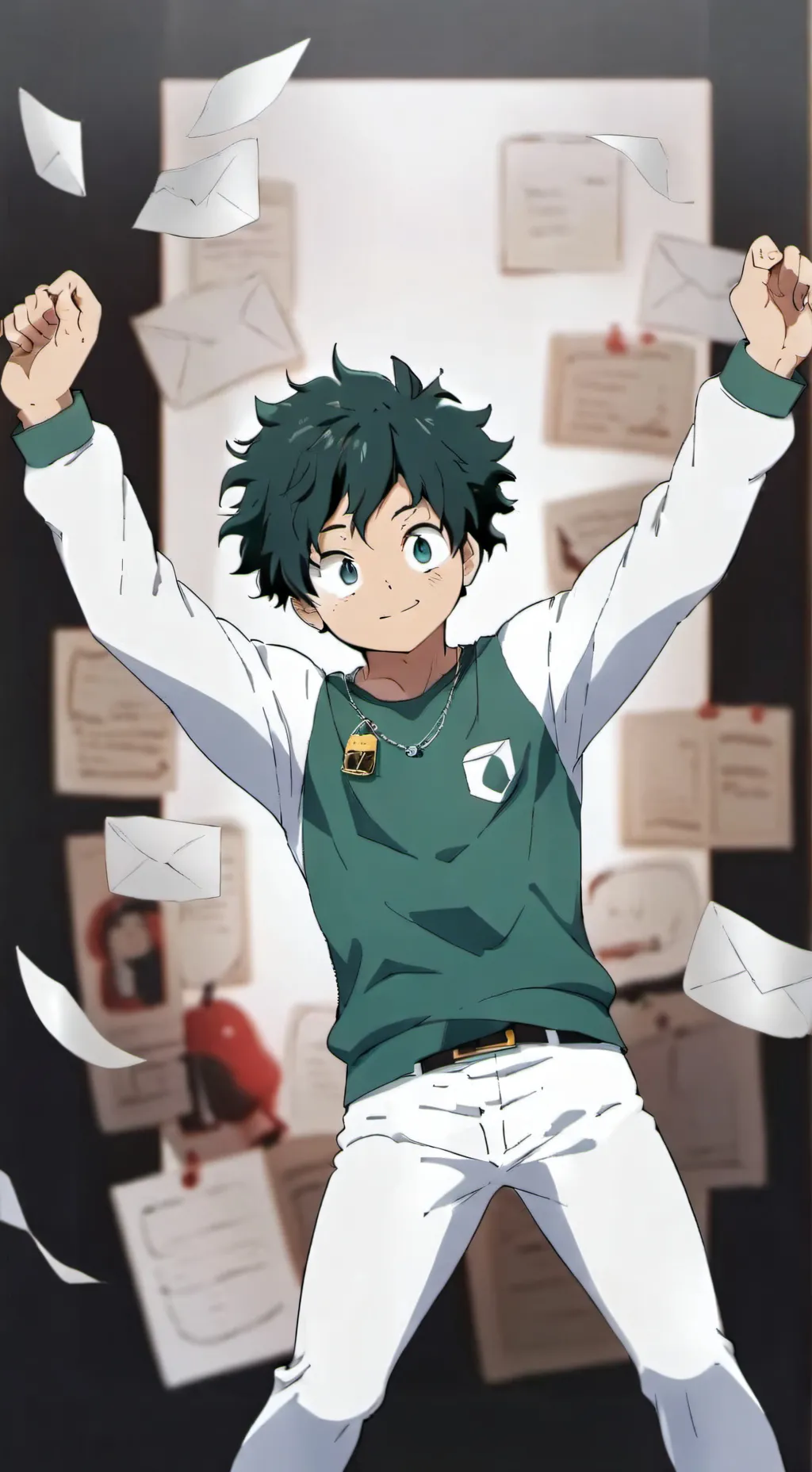 ai character: Izuku Midoriya background