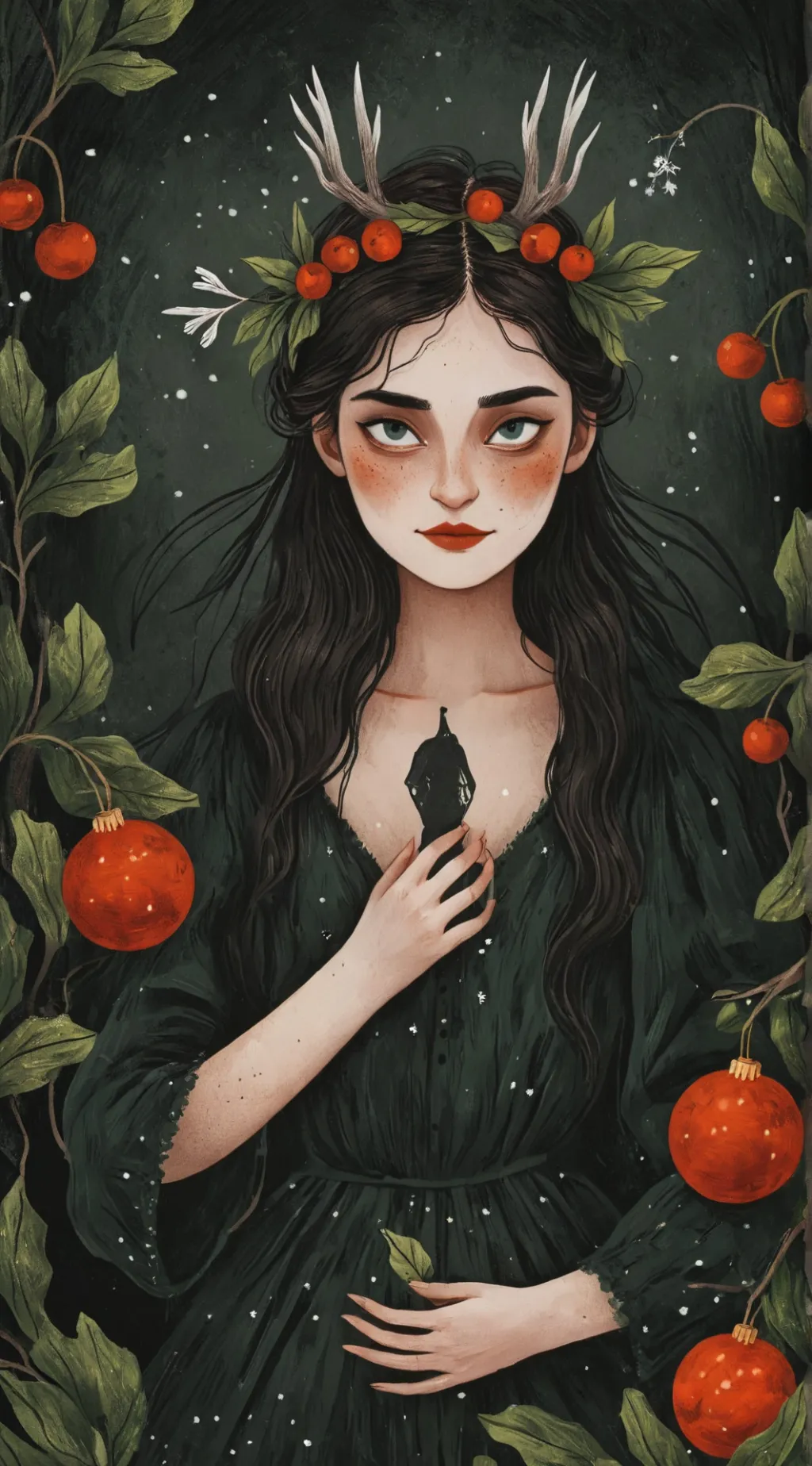 ai character: foucus background