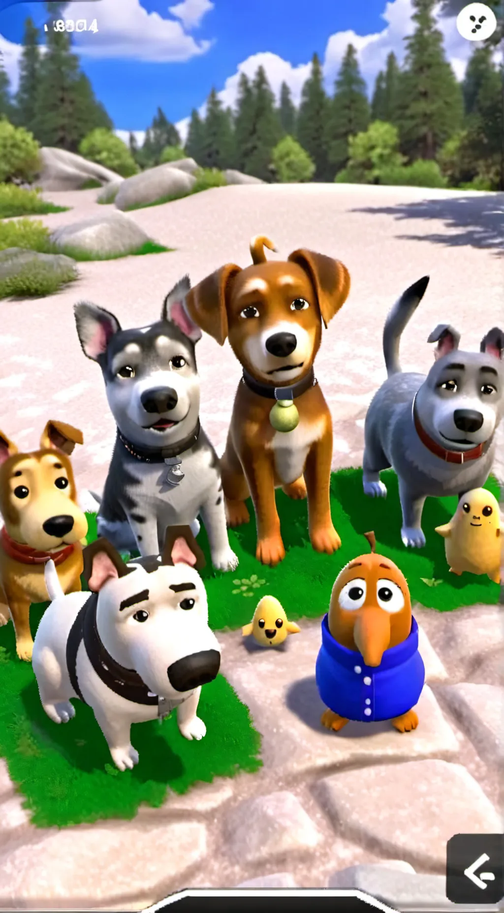 ai character: Pebble Land! background