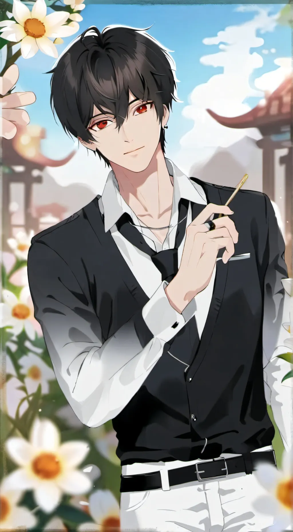 ai character: °★~liam~★°°° background