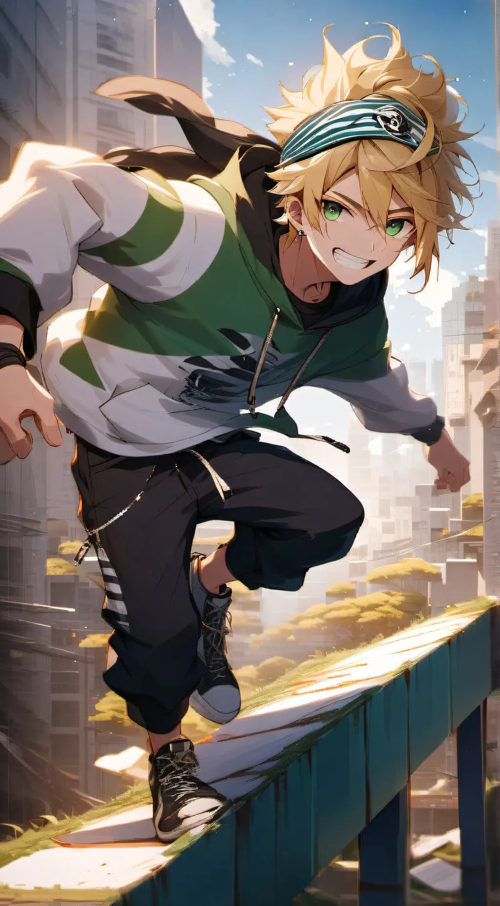 ai character: parkour civ yaoi background