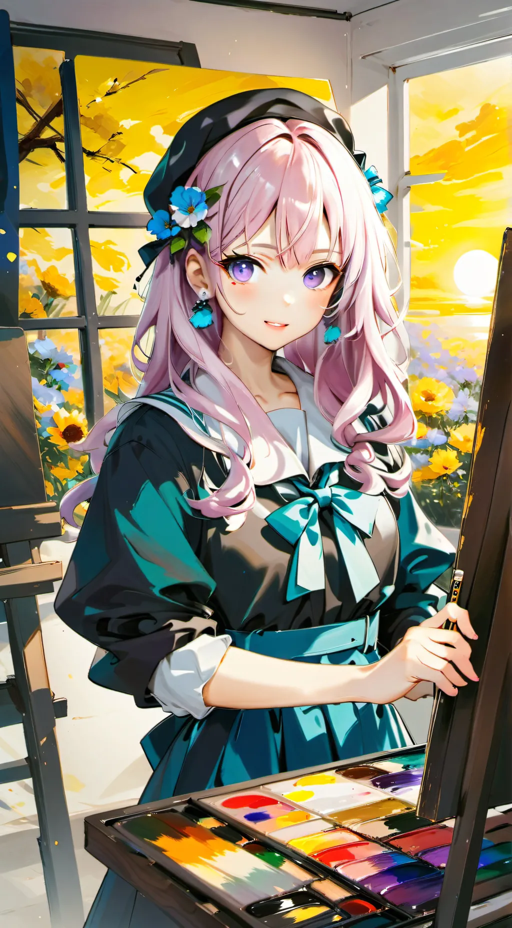 ai character: Scarlett background