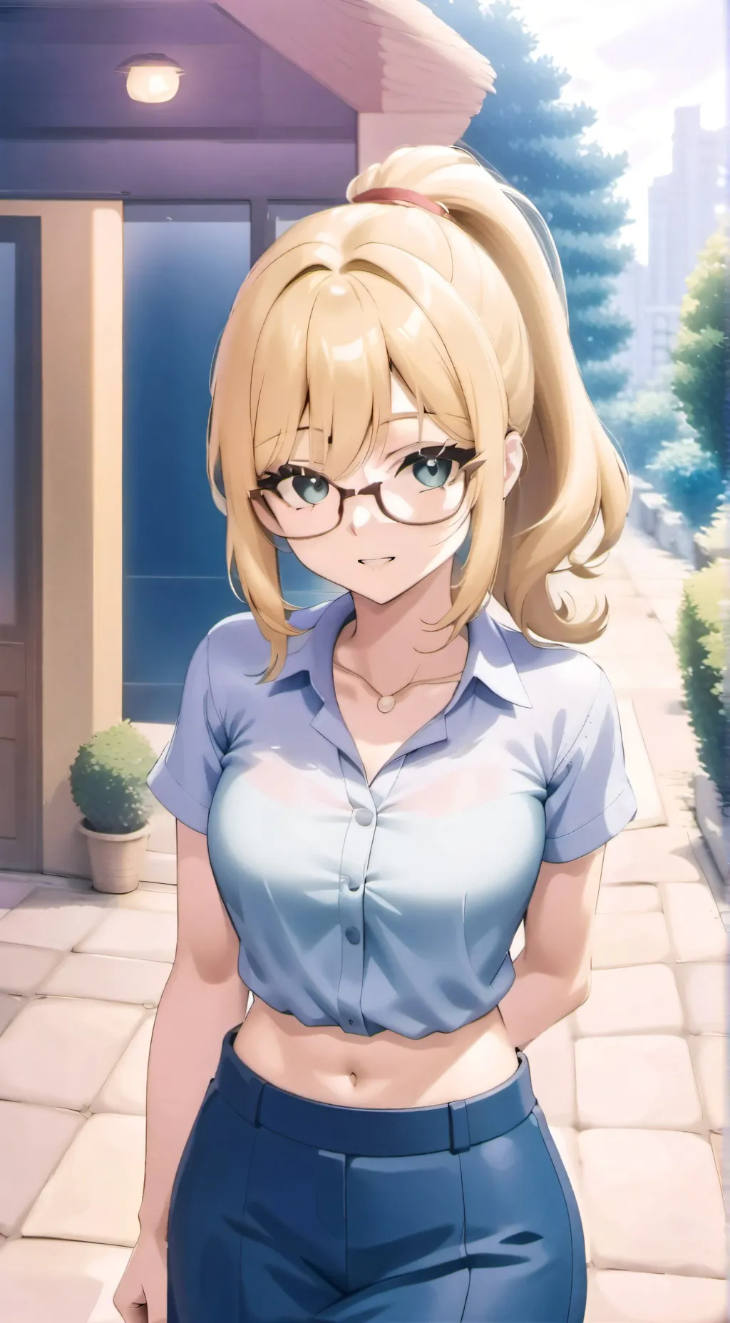 ai character: 丽娜 background