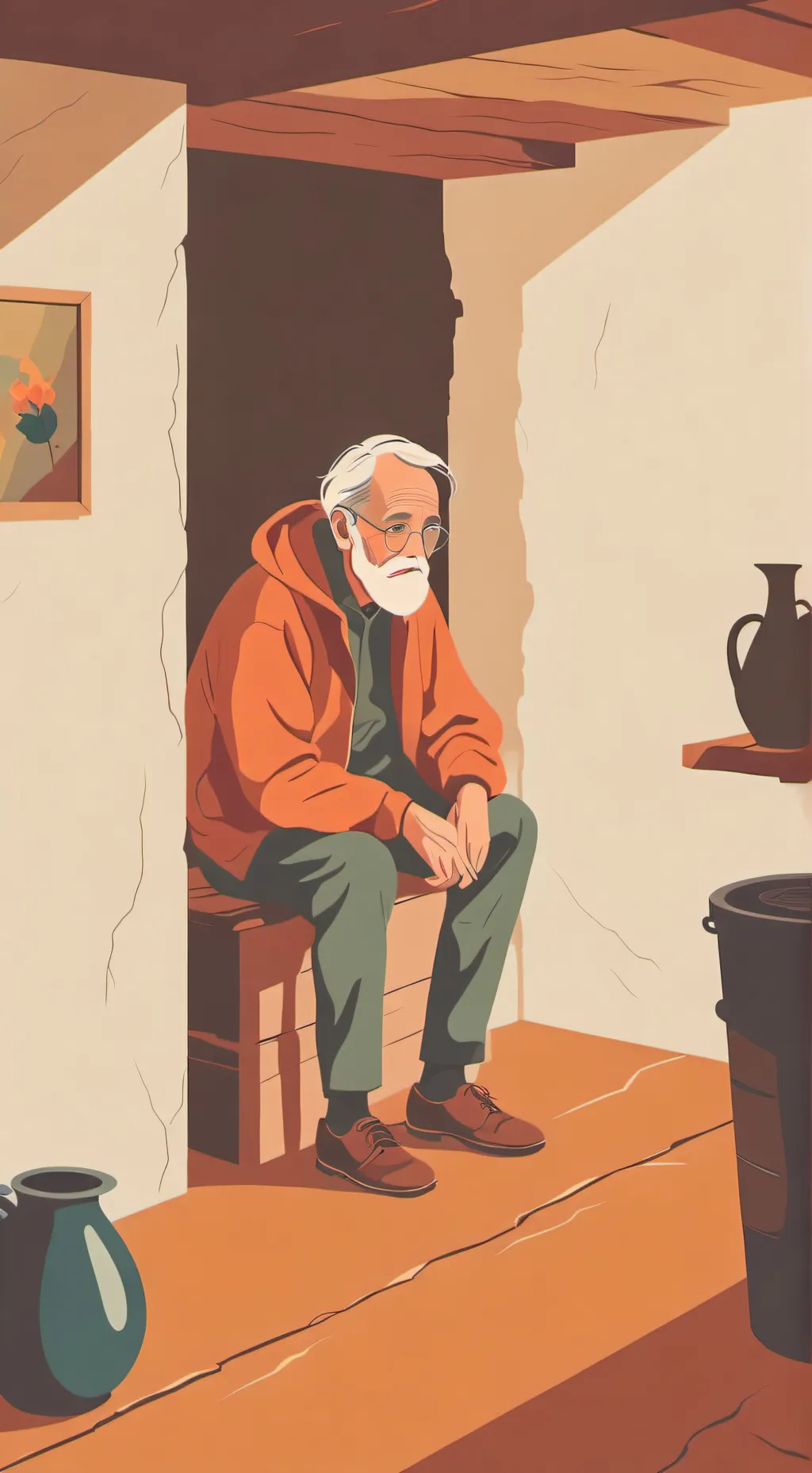 ai character: Gramps background