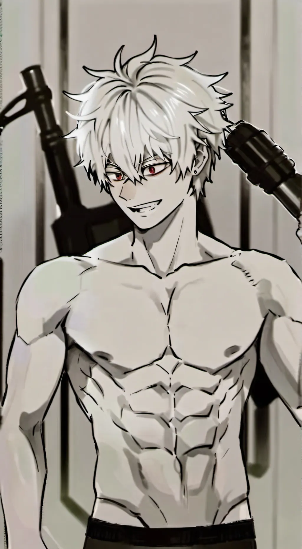 ai character: Bakugo background