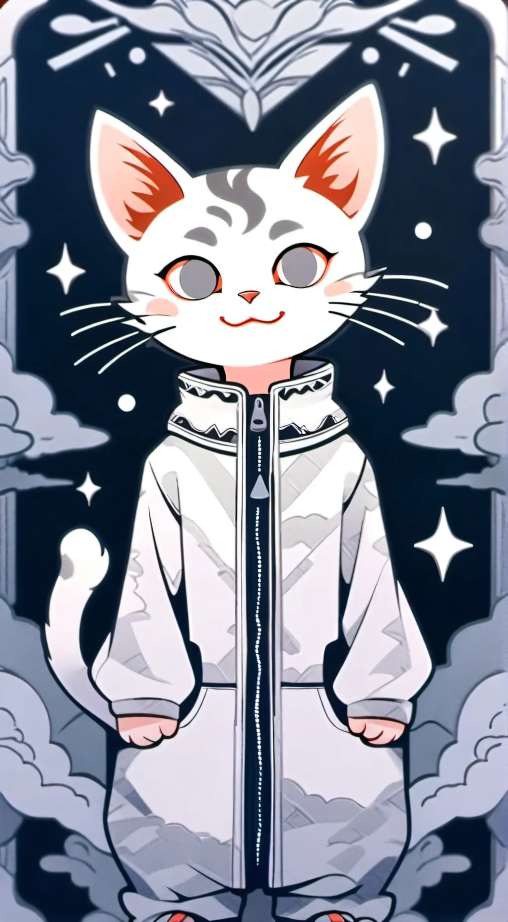 ai character: HH But Christmas!? background