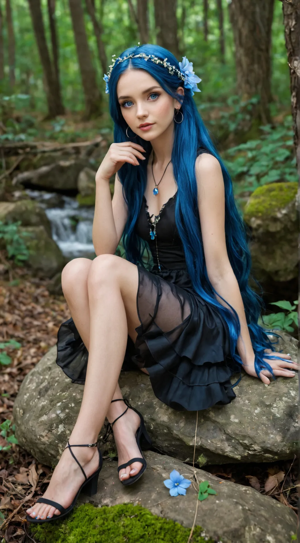 ai character: Luna background