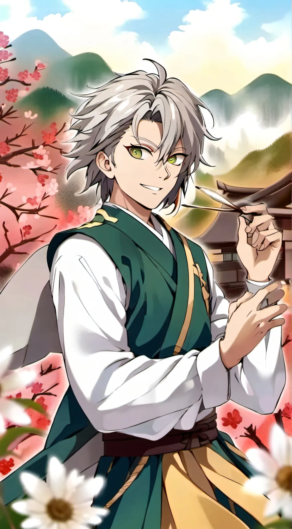 ai character: Sanemi Shinazugawa background