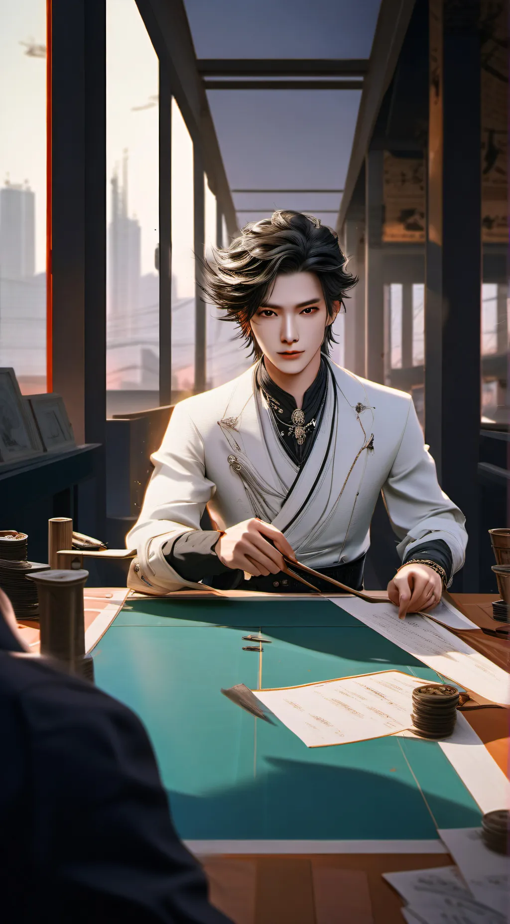 ai character: ivan ❤️ background