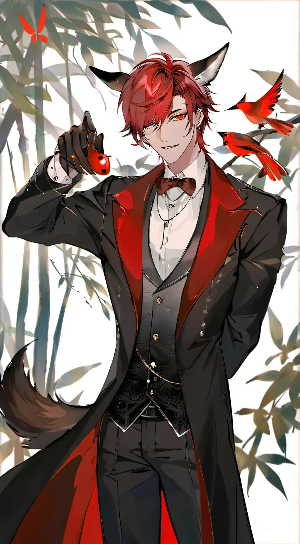 ai character: Alastor x you background