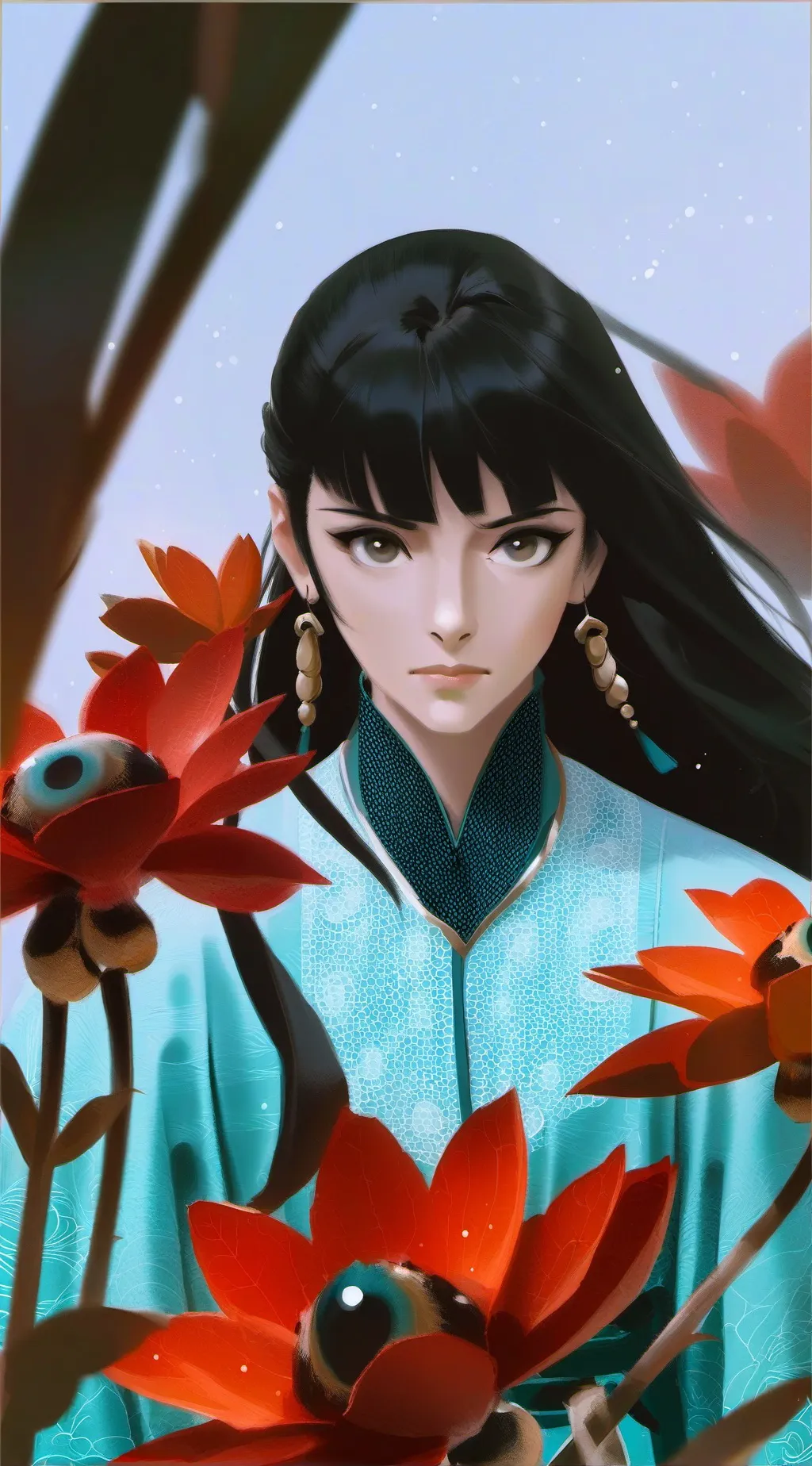 ai character: demon slayer background