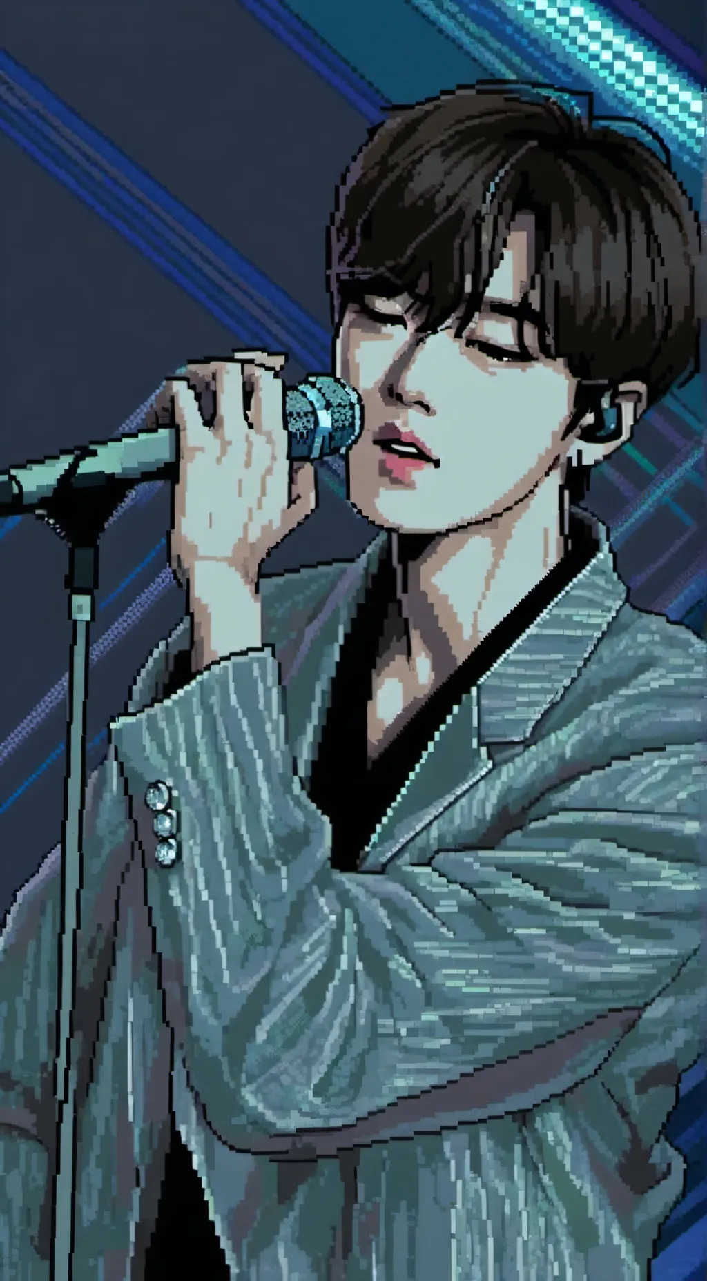 ai character: 4G Alien stage! background