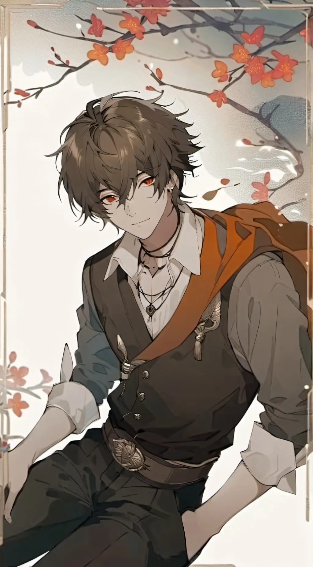 ai character: Damien  background