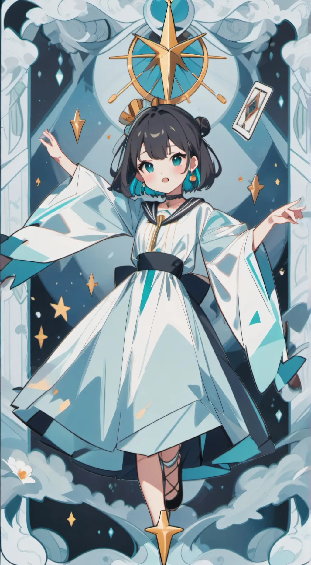 ai character: Sad vlogger background