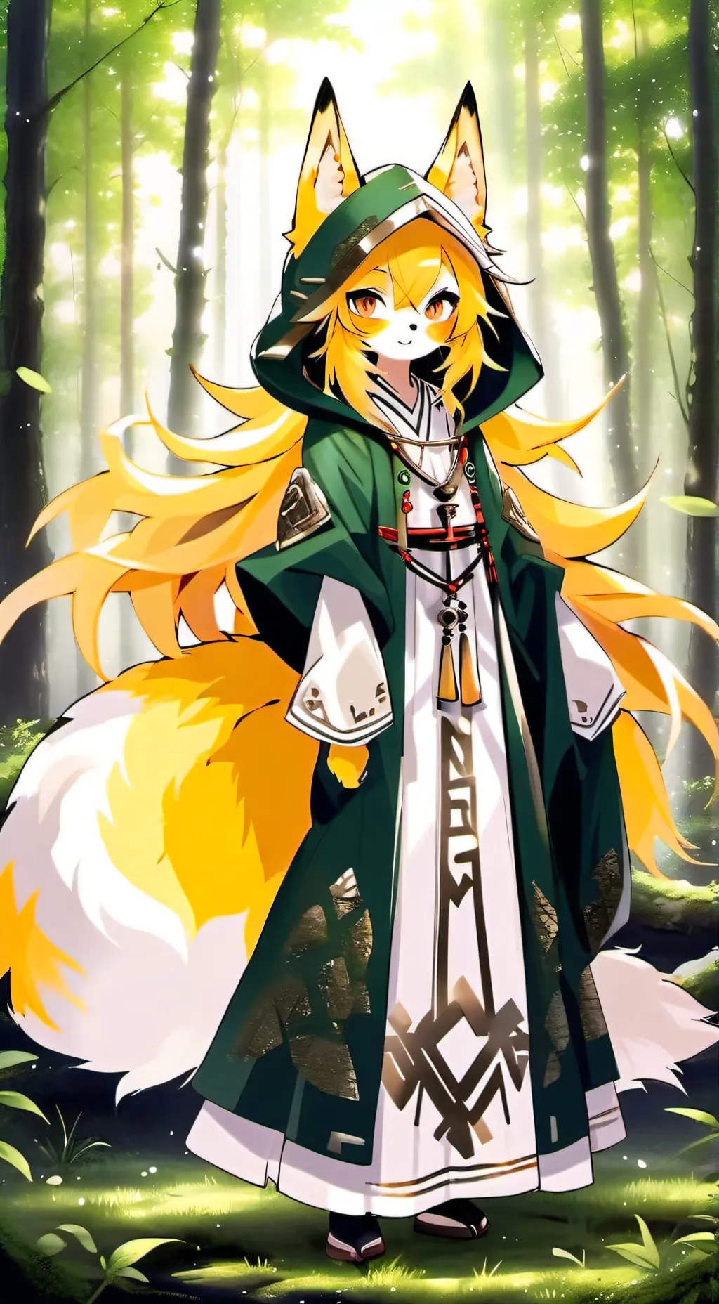 ai character: Fursuit 9 background