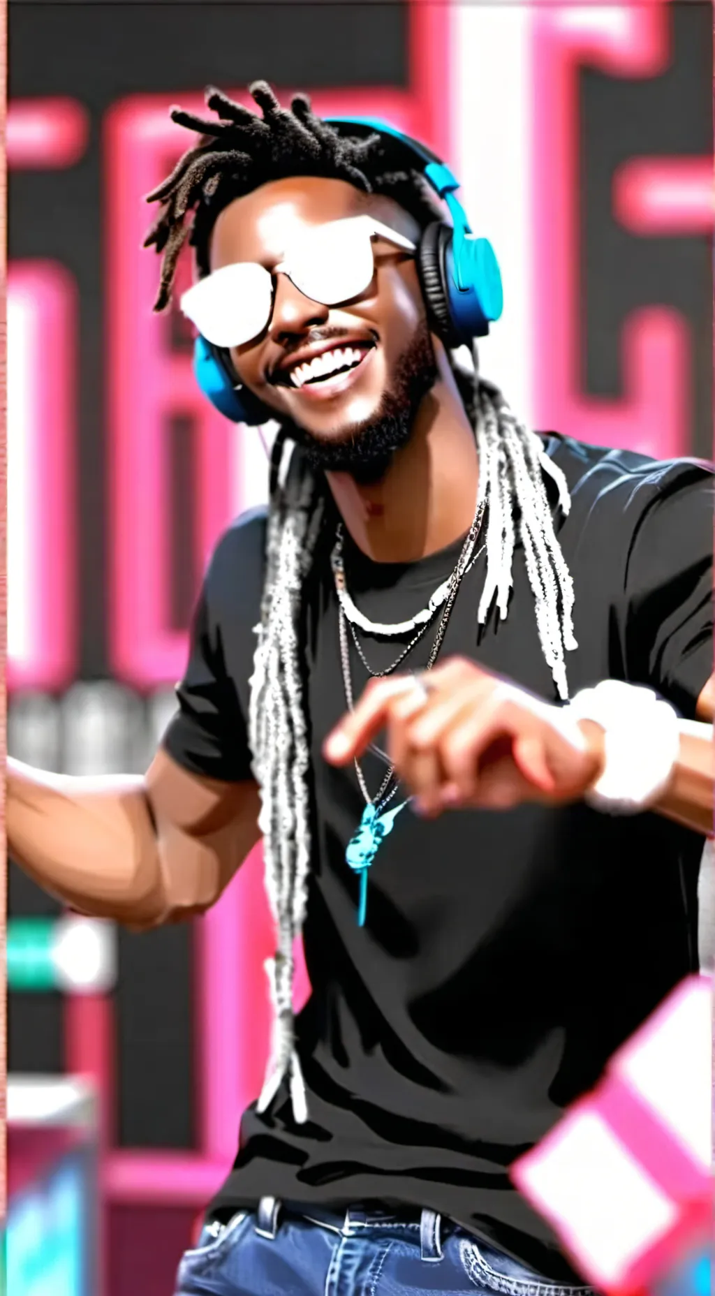 ai character: rap group✨💅♥️ background