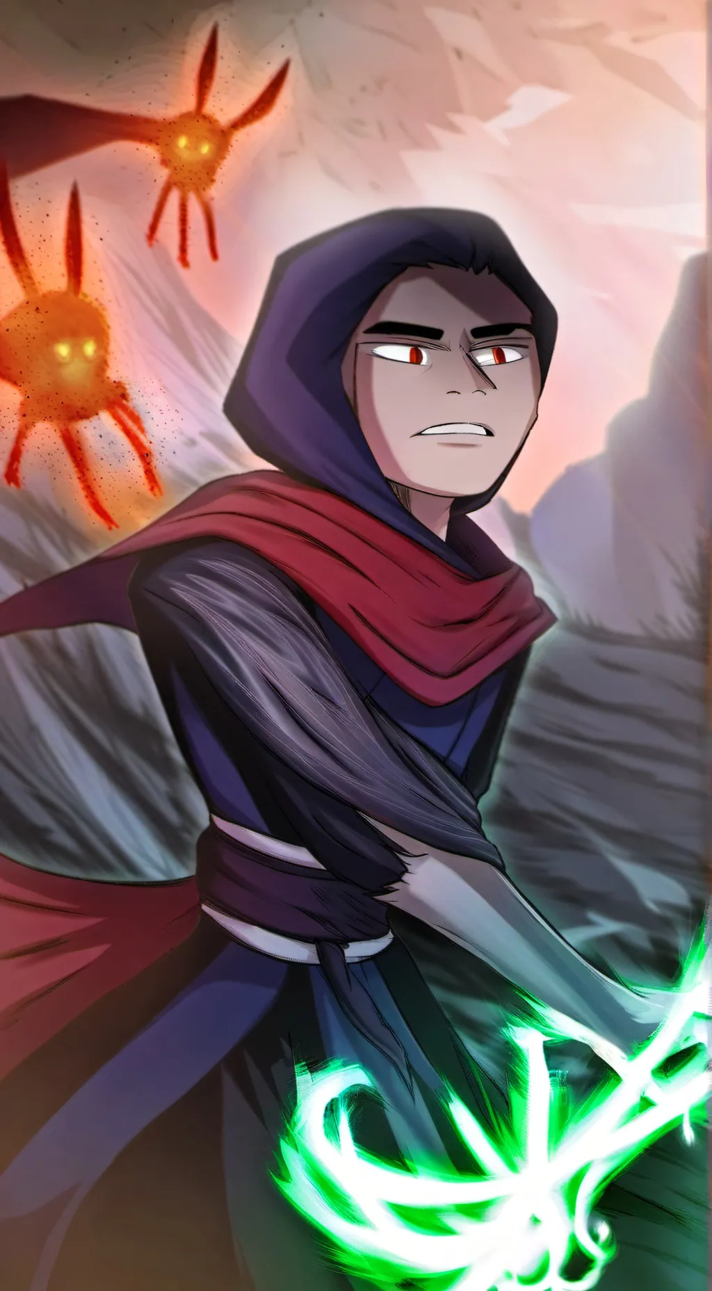 ai character: KJ background