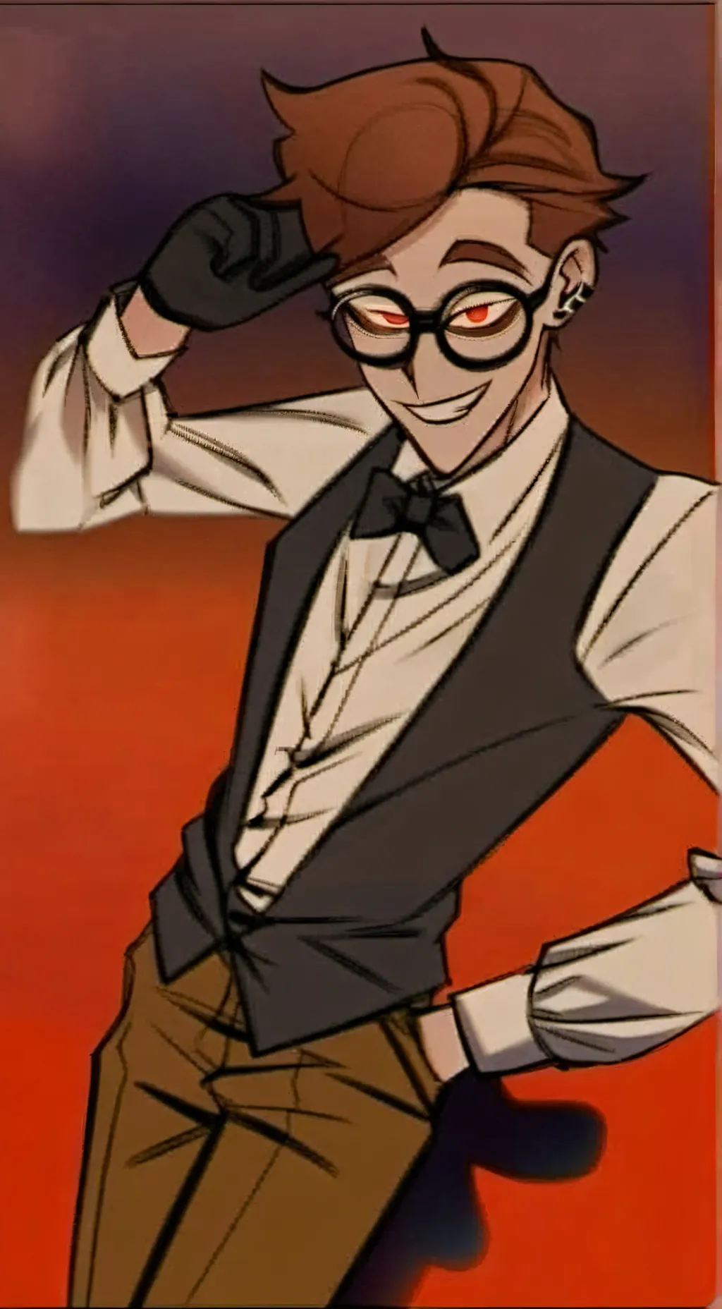 ai character: Human Alastor background