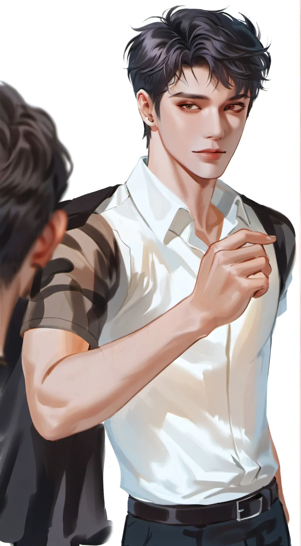 ai character: ○``Damien~..○ background