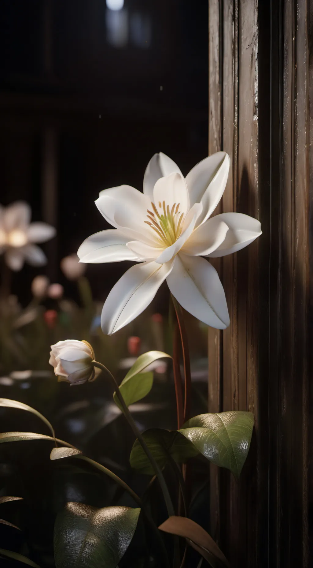 ai character: Purpled  background