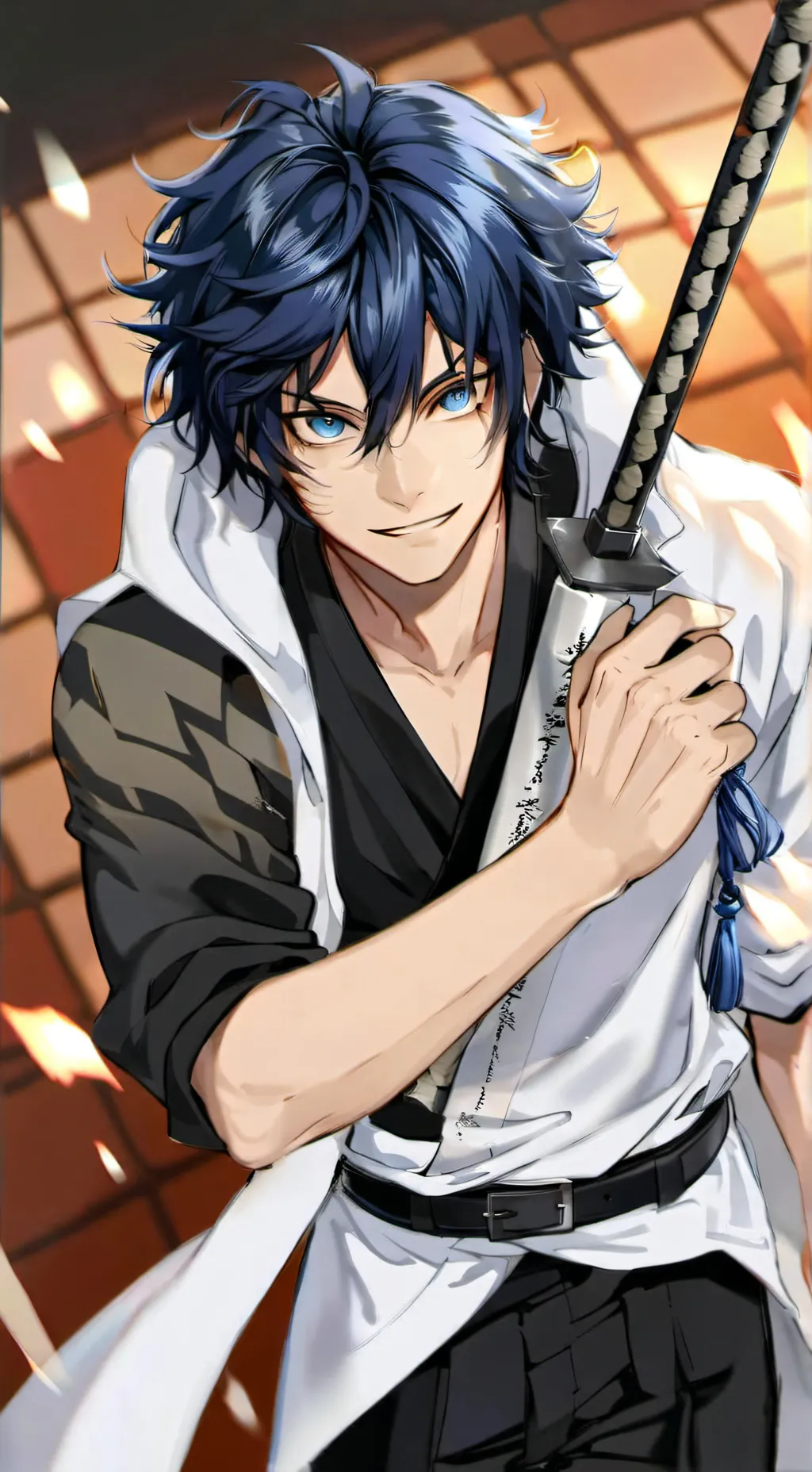 ai character: inosuke Hashibira  background