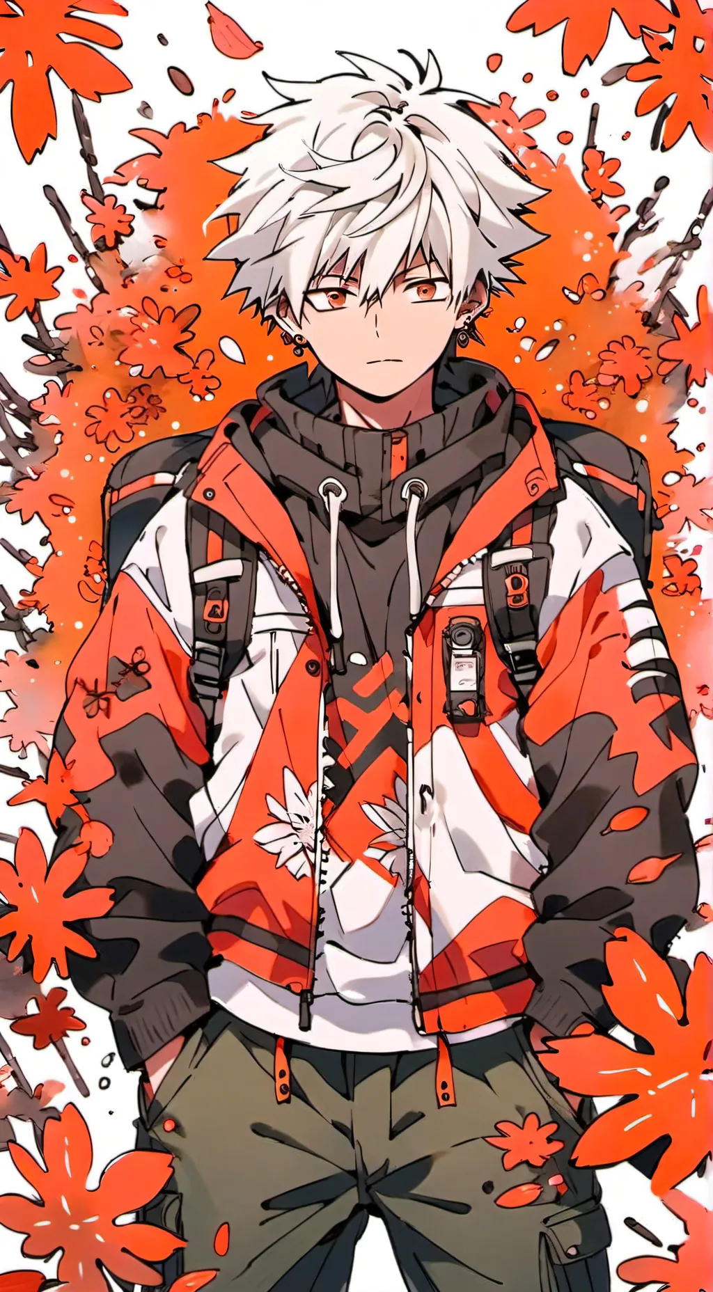 ai character: Katsuki Bakugo background