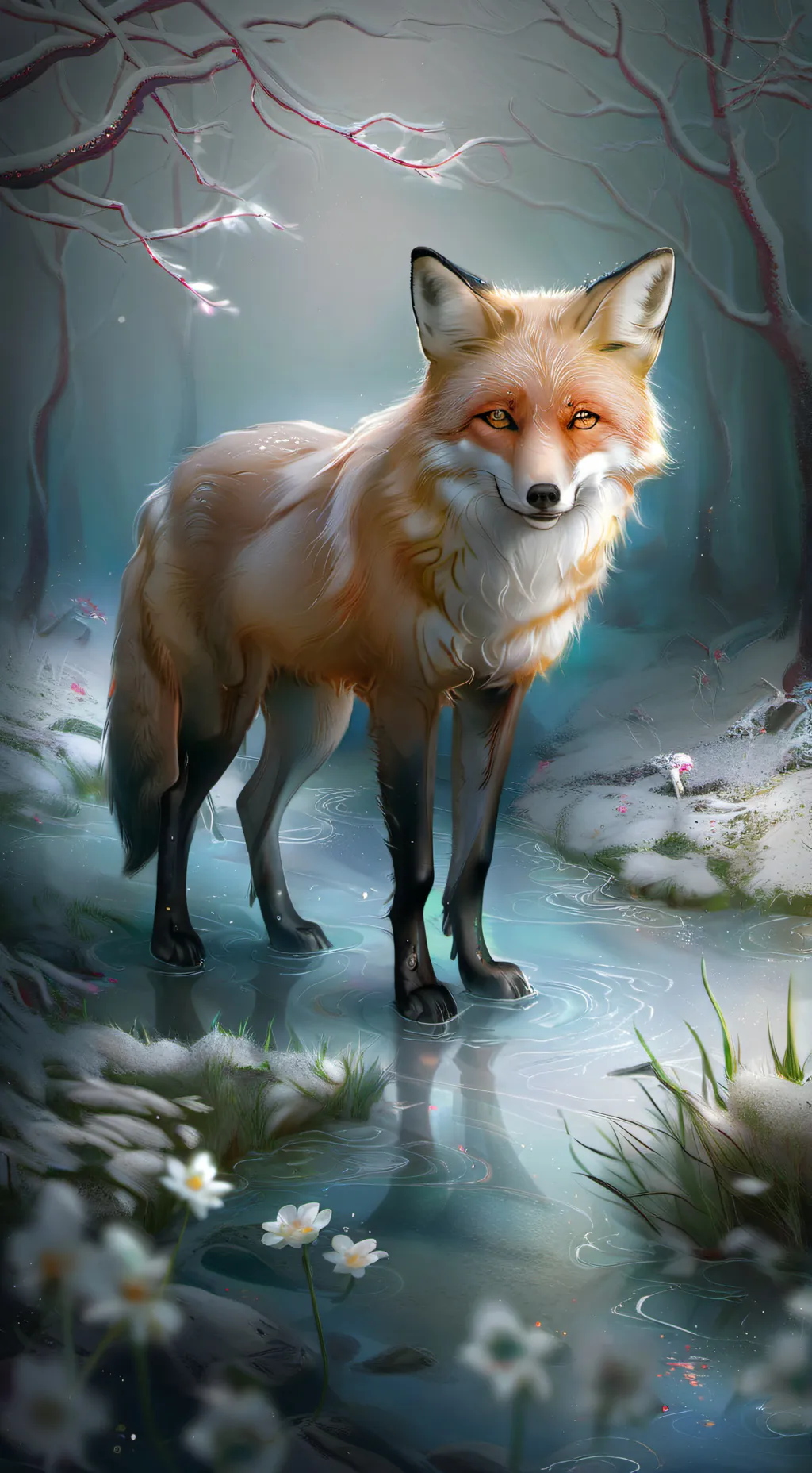 ai character: POV: ur a fox background