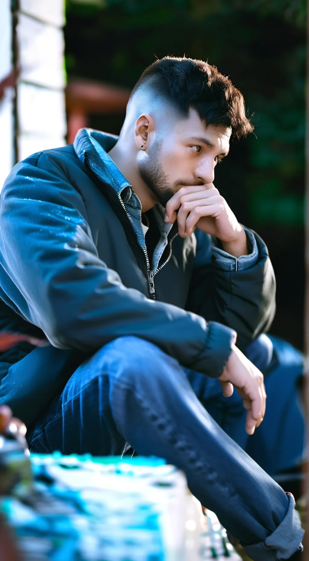 ai character: Keenan  background