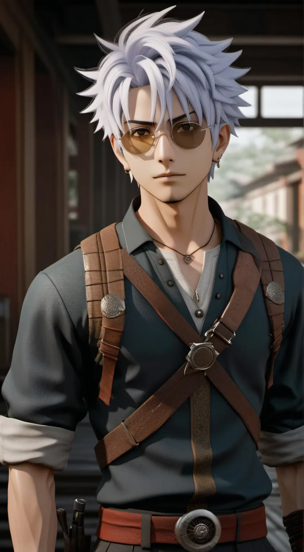 ai character: gojo sutoro background