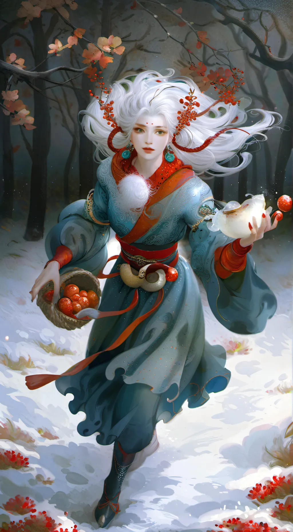 ai character: kickin chicken  background