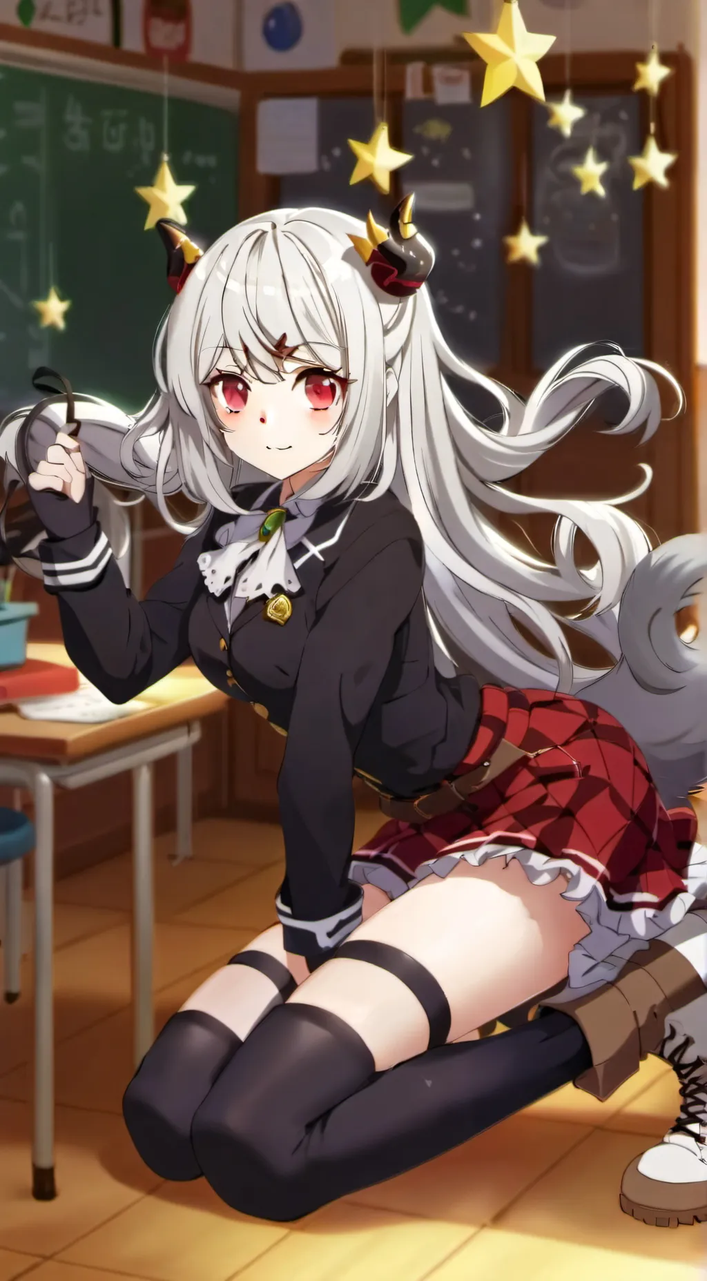 ai character: MHA New girl background