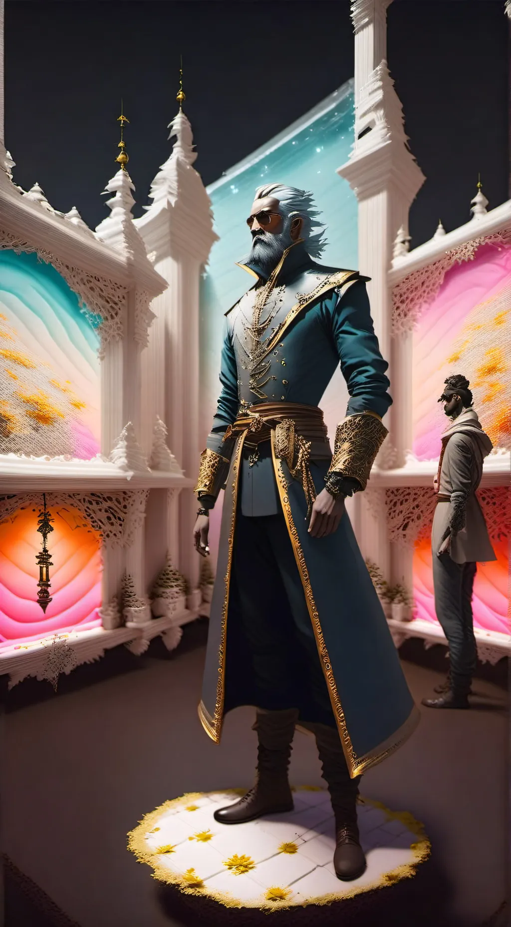 ai character: ￼ Defragmentation background