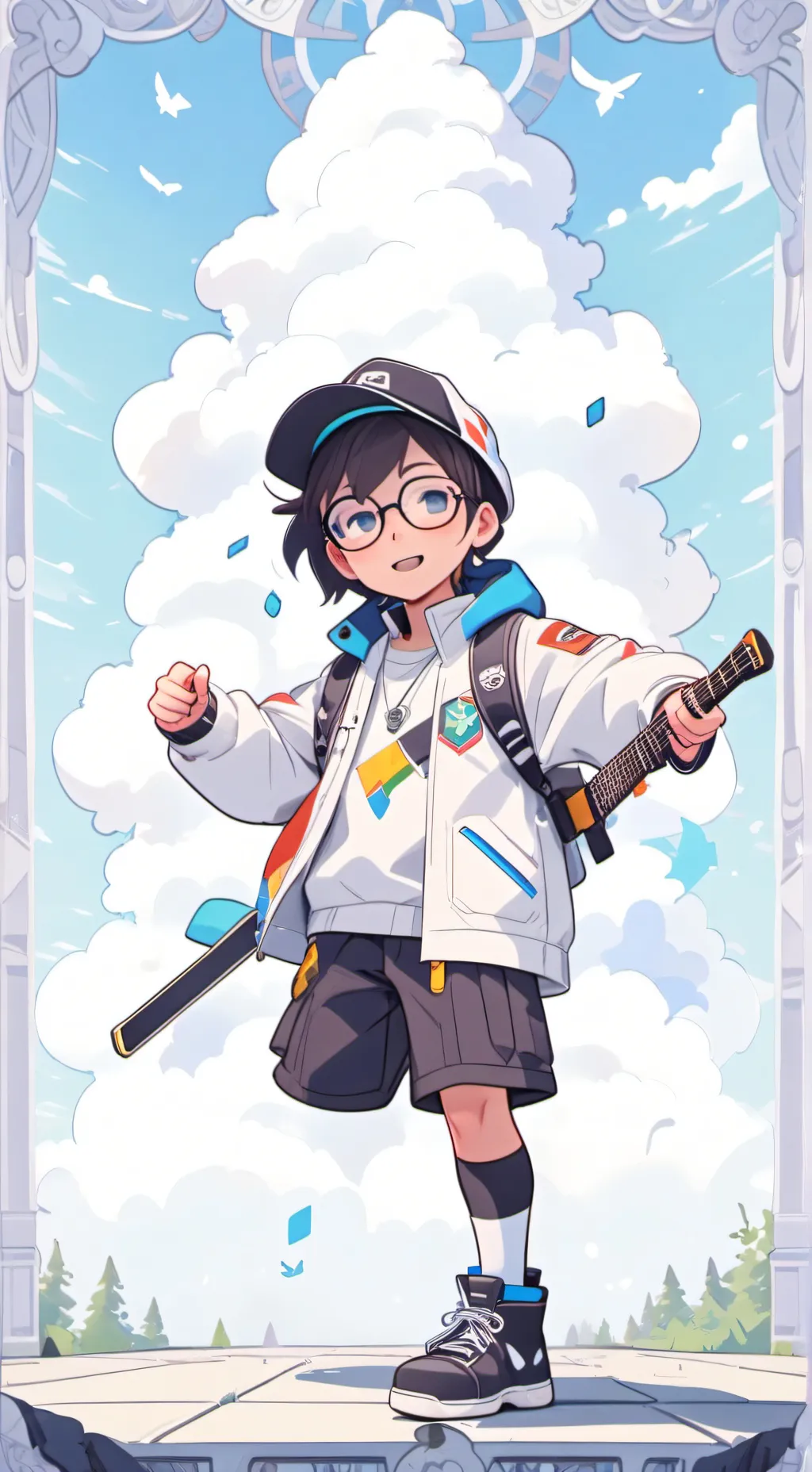 ai character: Миша  background