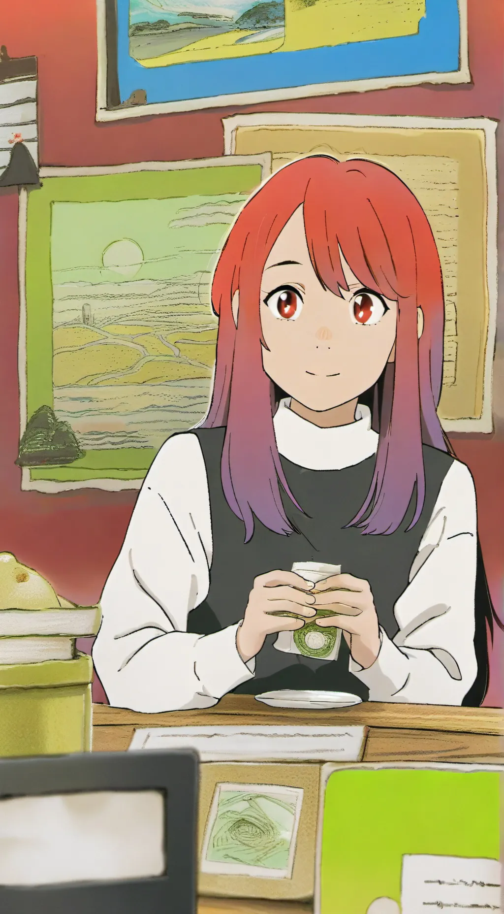 ai character: emma background