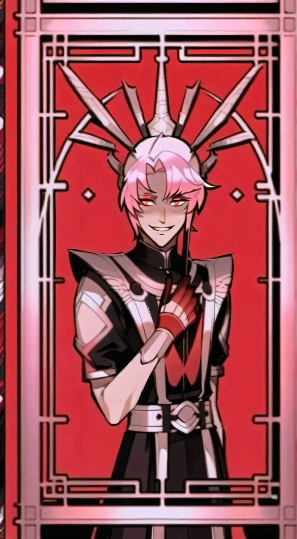 ai character: Vox and Alastor background