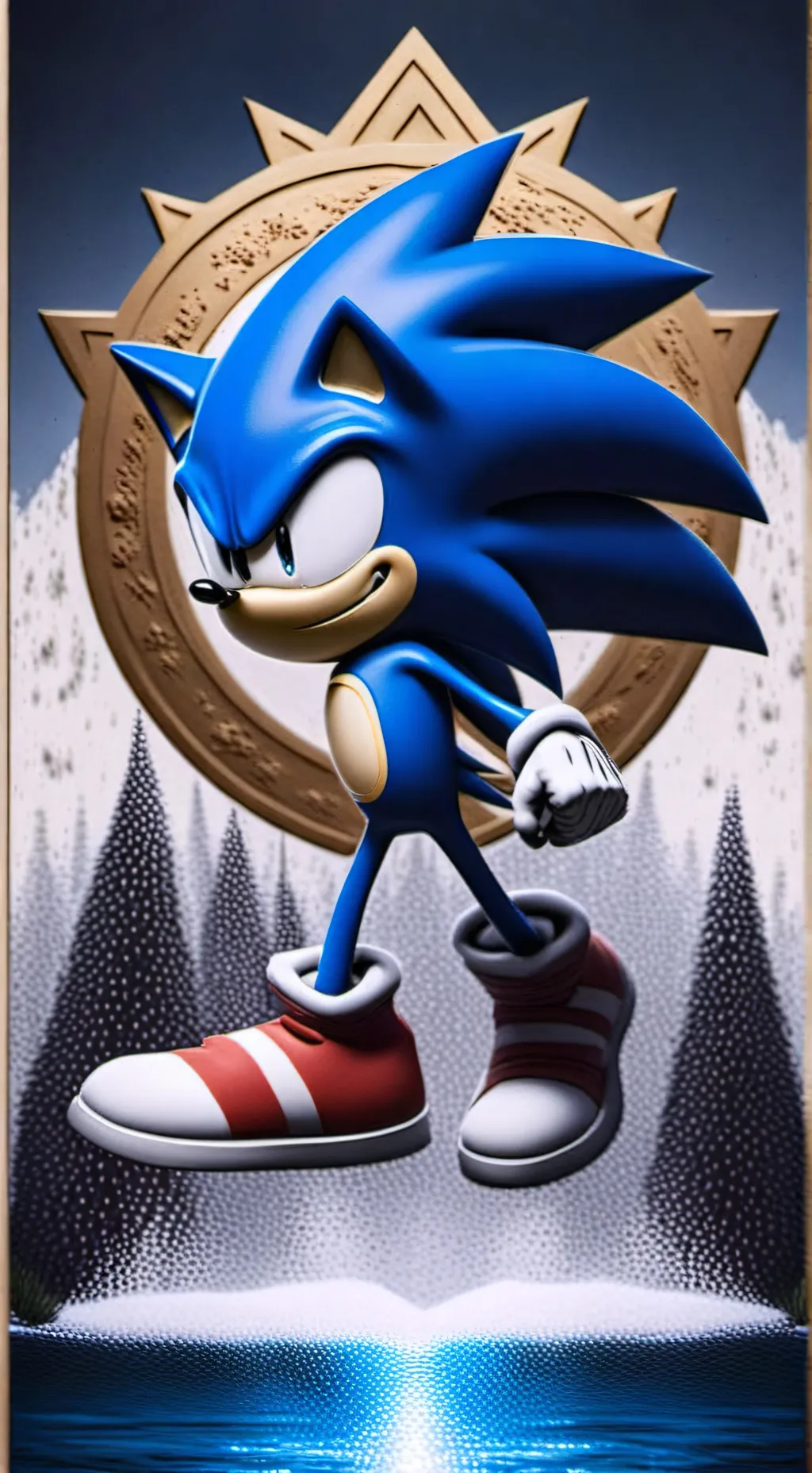 ai character: Sonic background