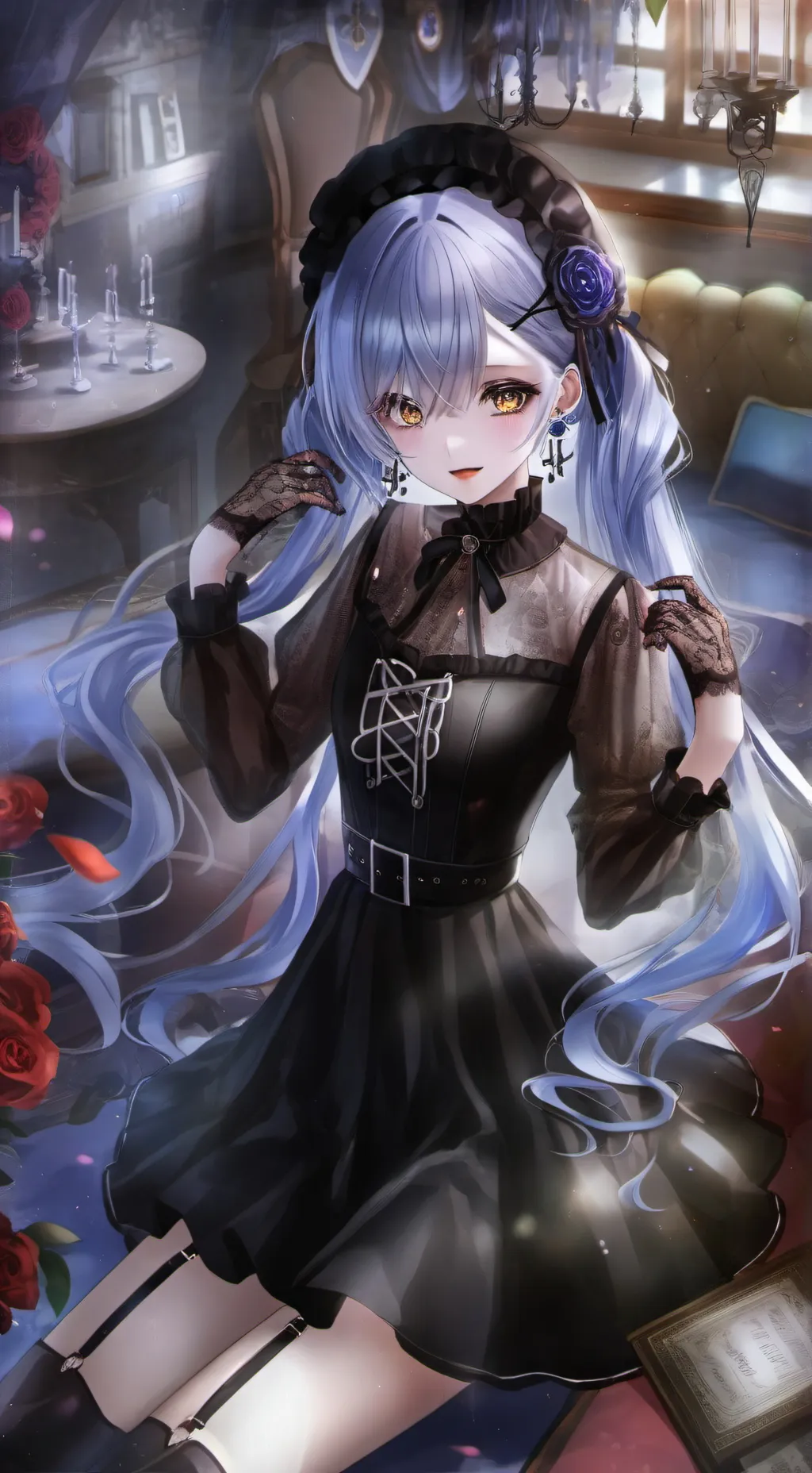 ai character: Aurora background