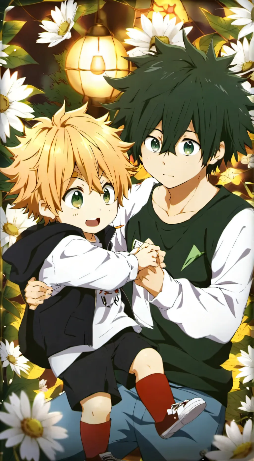 ai character: tu niñero(deku) background