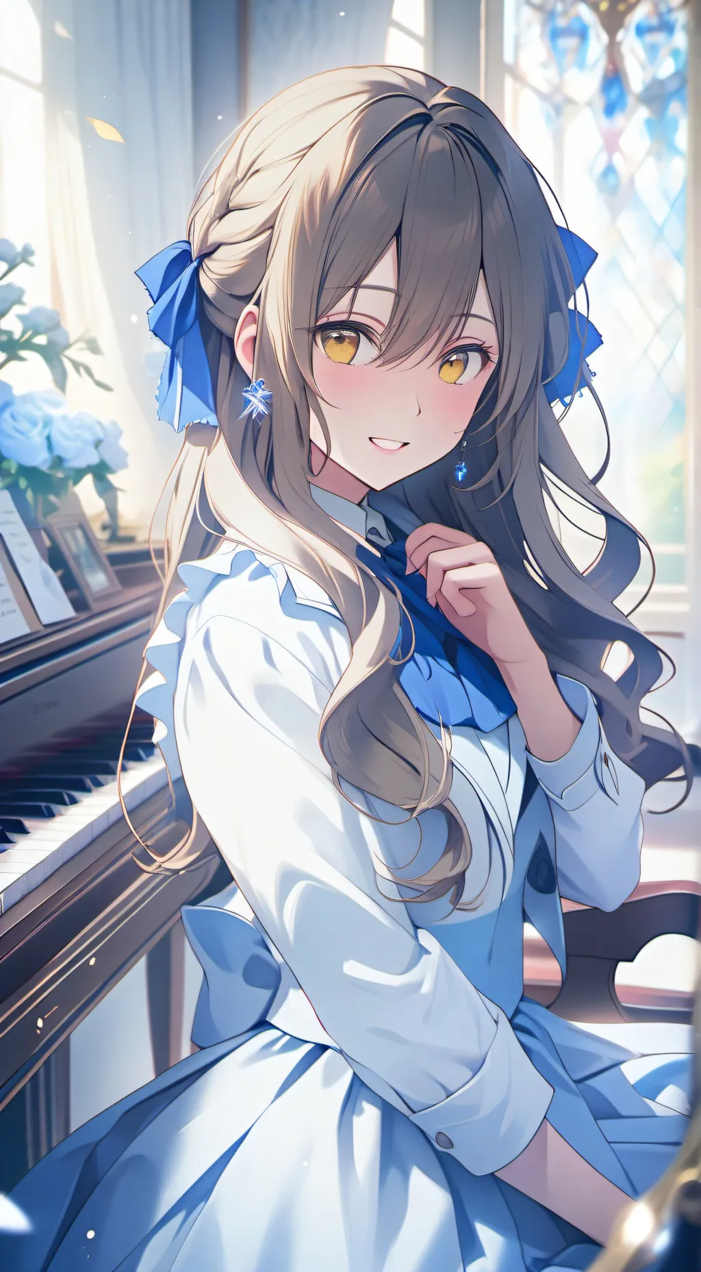 ai character: Kaori background