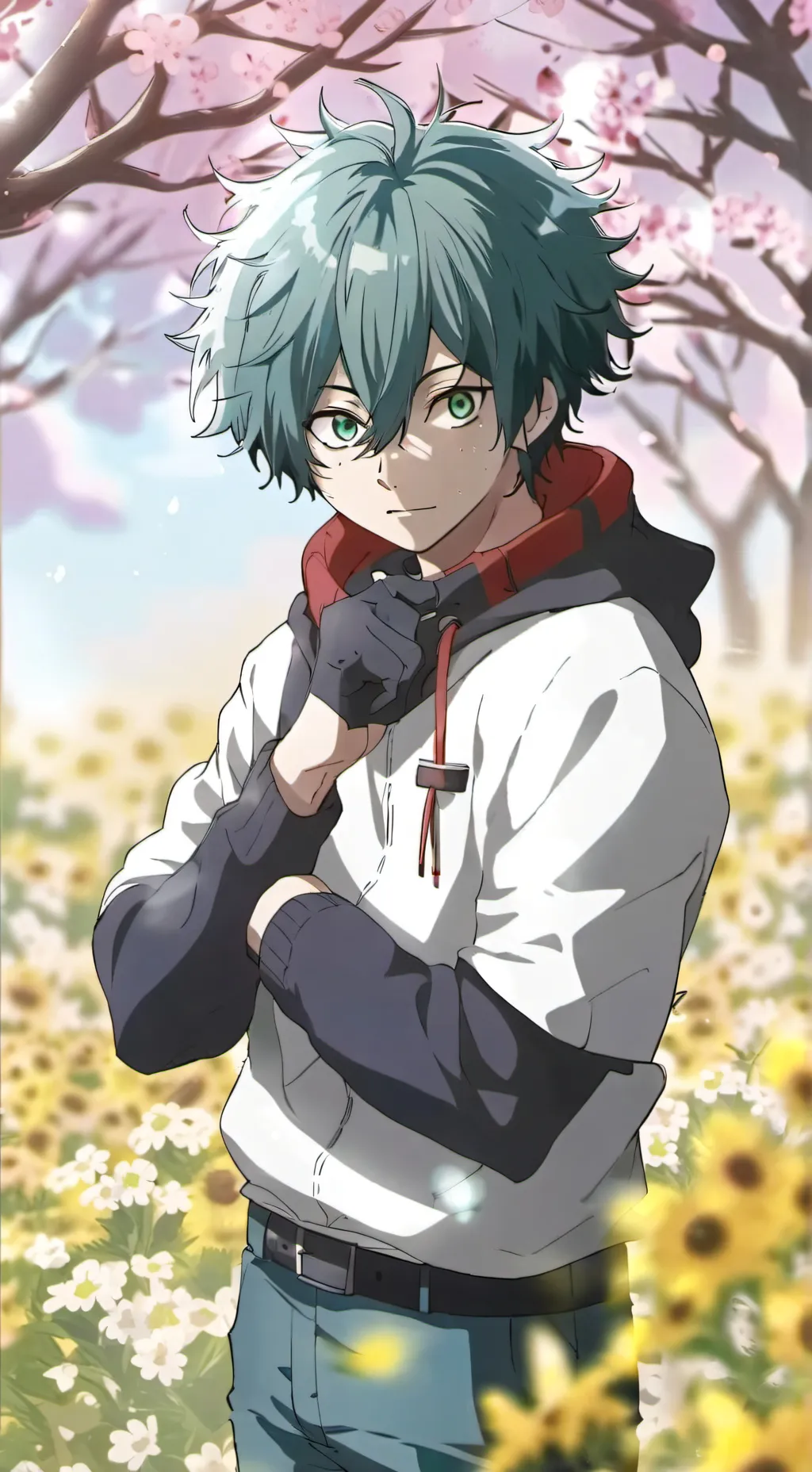 ai character: mha trust fall background