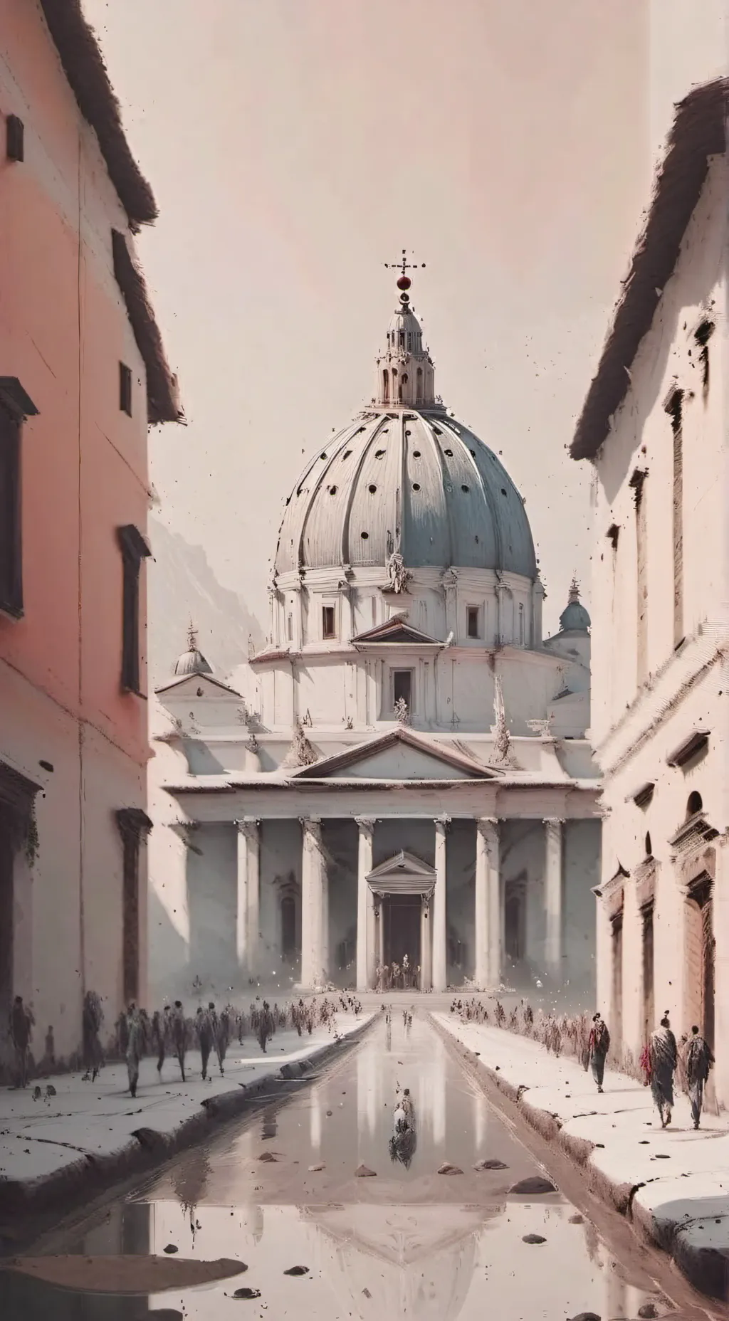 ai character: upper rome background