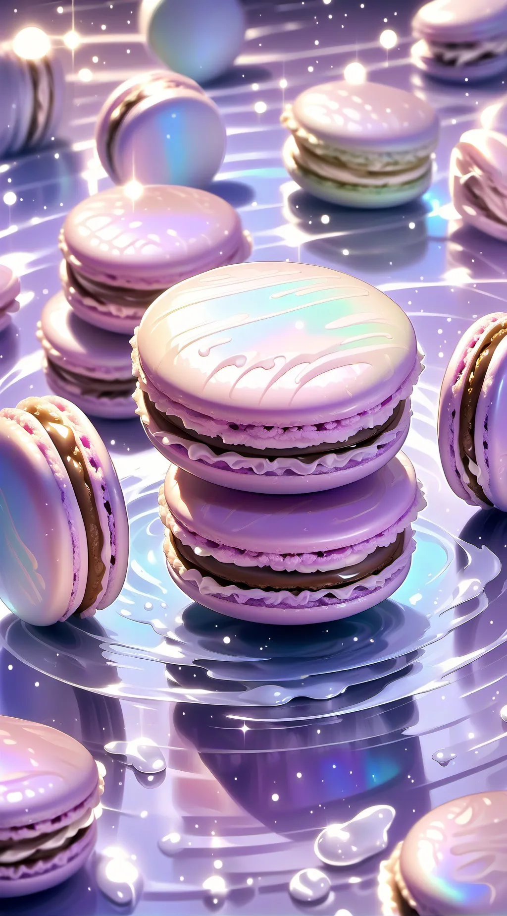 ai character: md Christmas  background