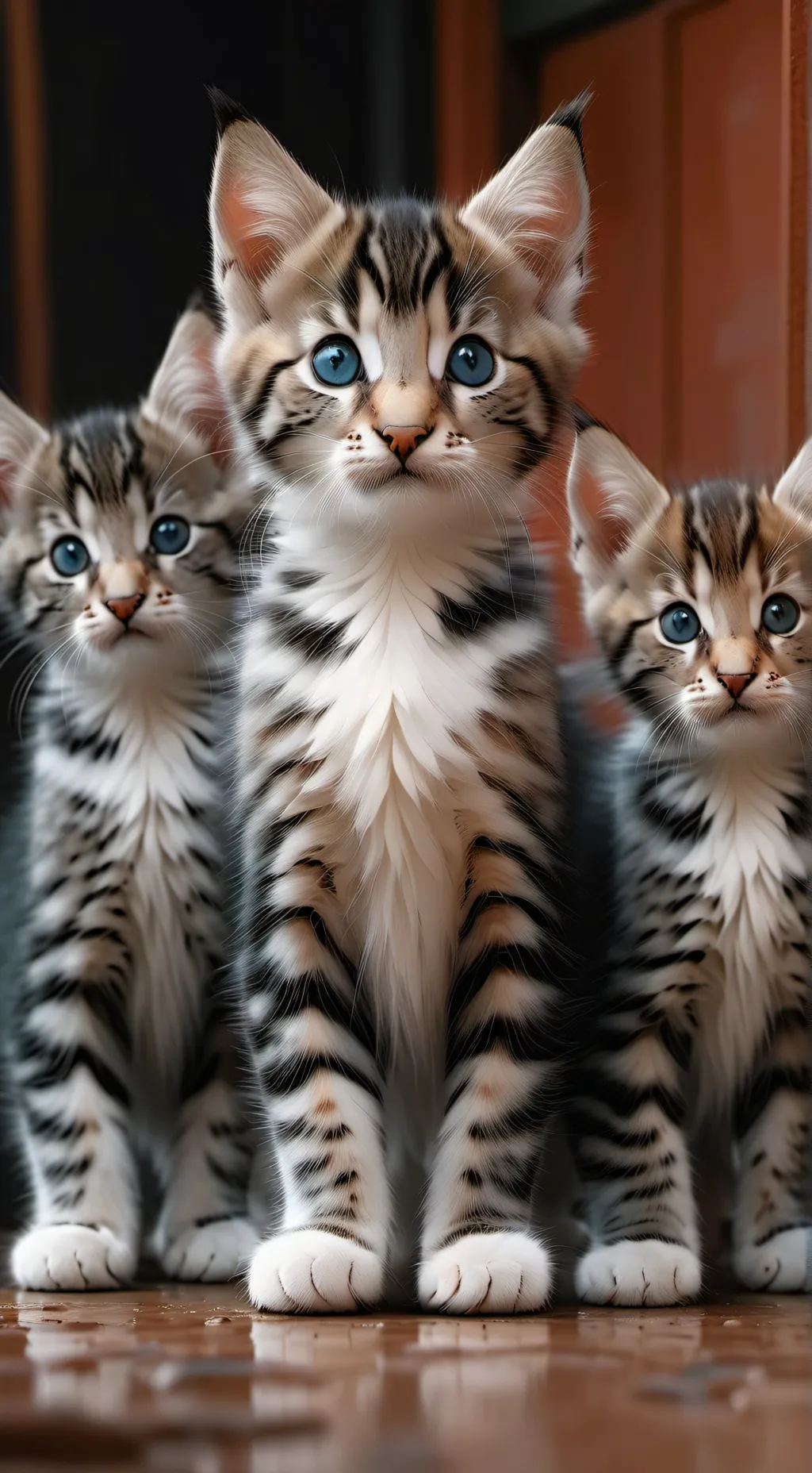 ai character: mama cat background