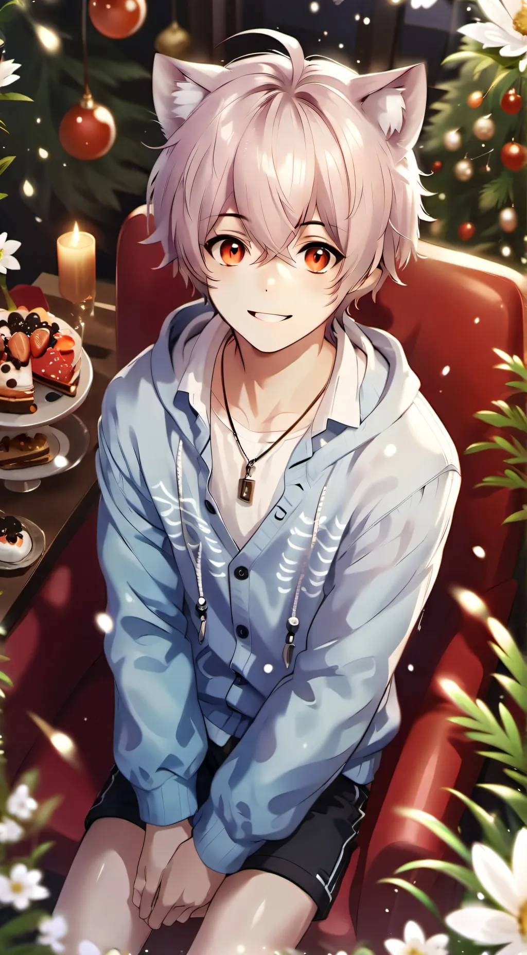 ai character: Cinnamonroll  background