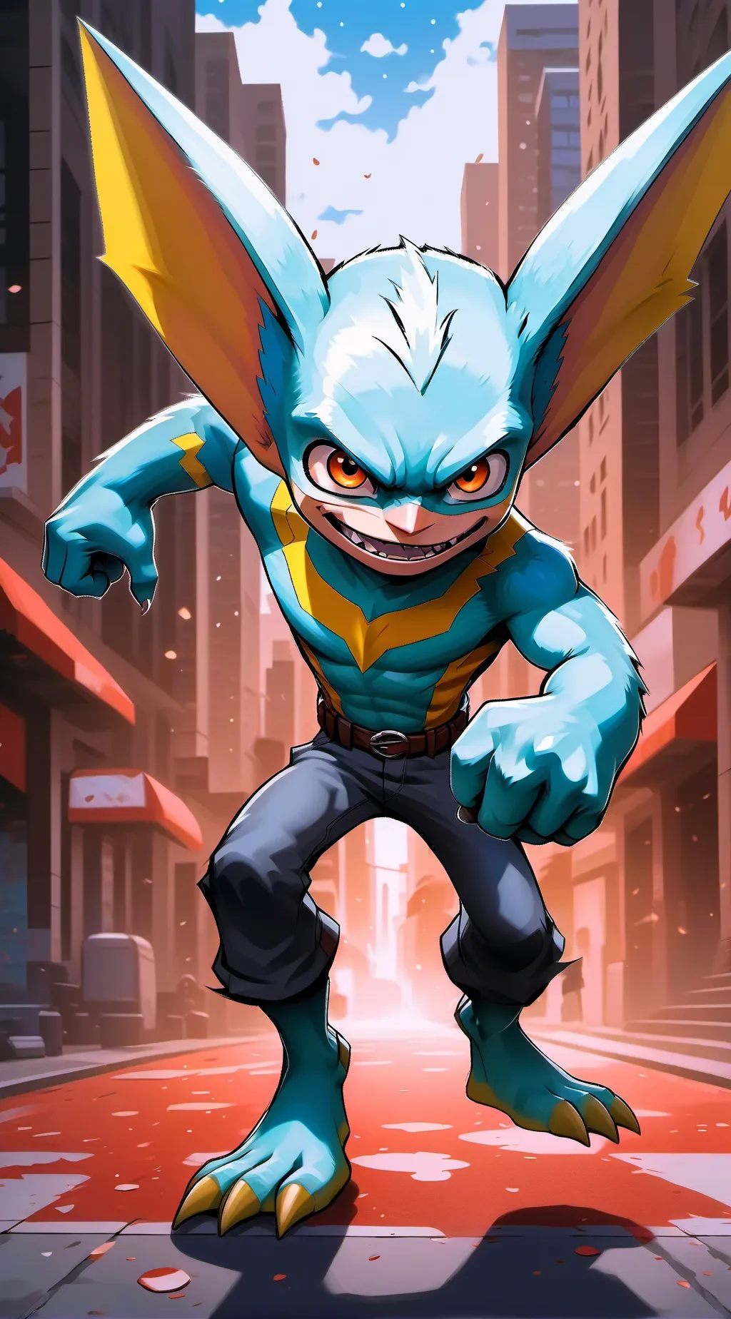 ai character: mha react to dc background