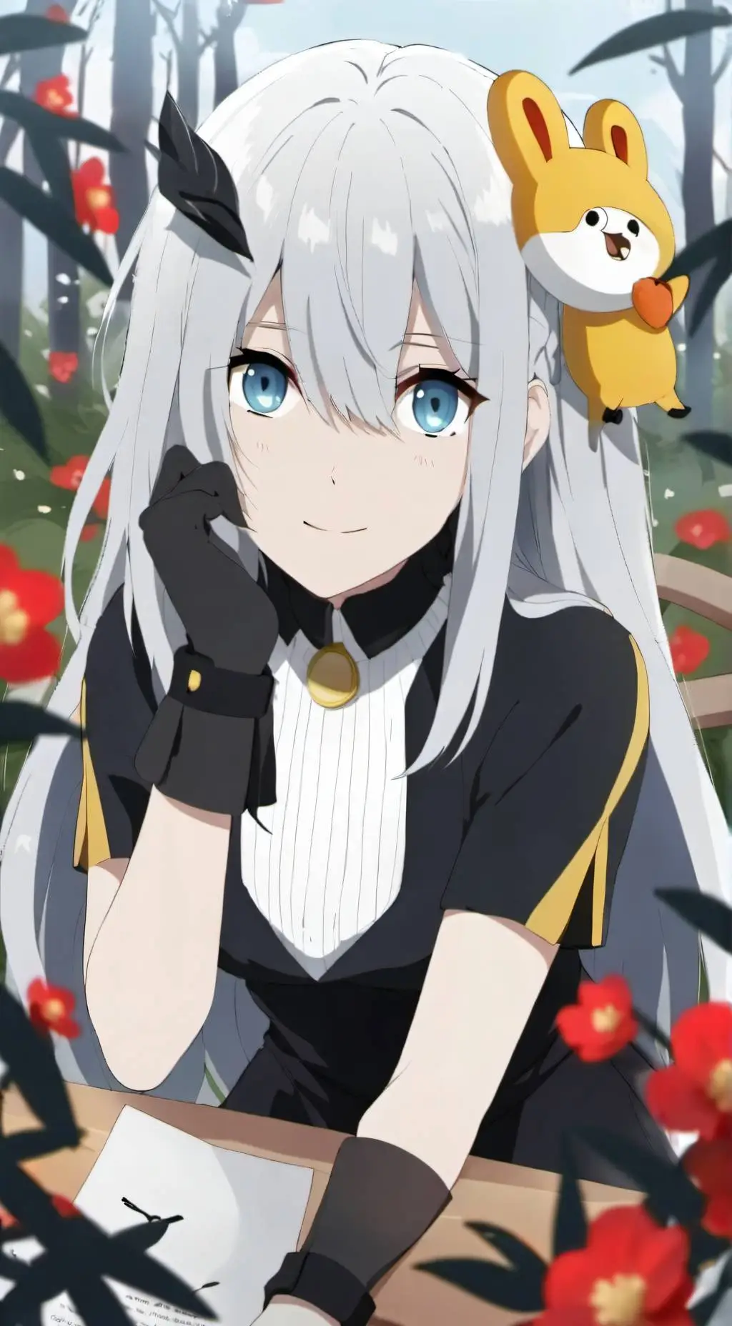 ai character: Luna  background