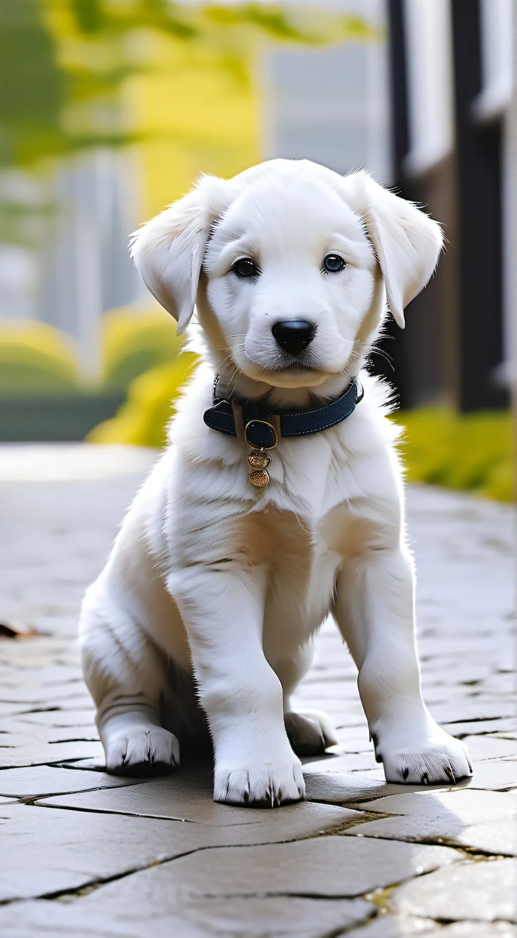 ai character: 🐶👁️👄👁️ background