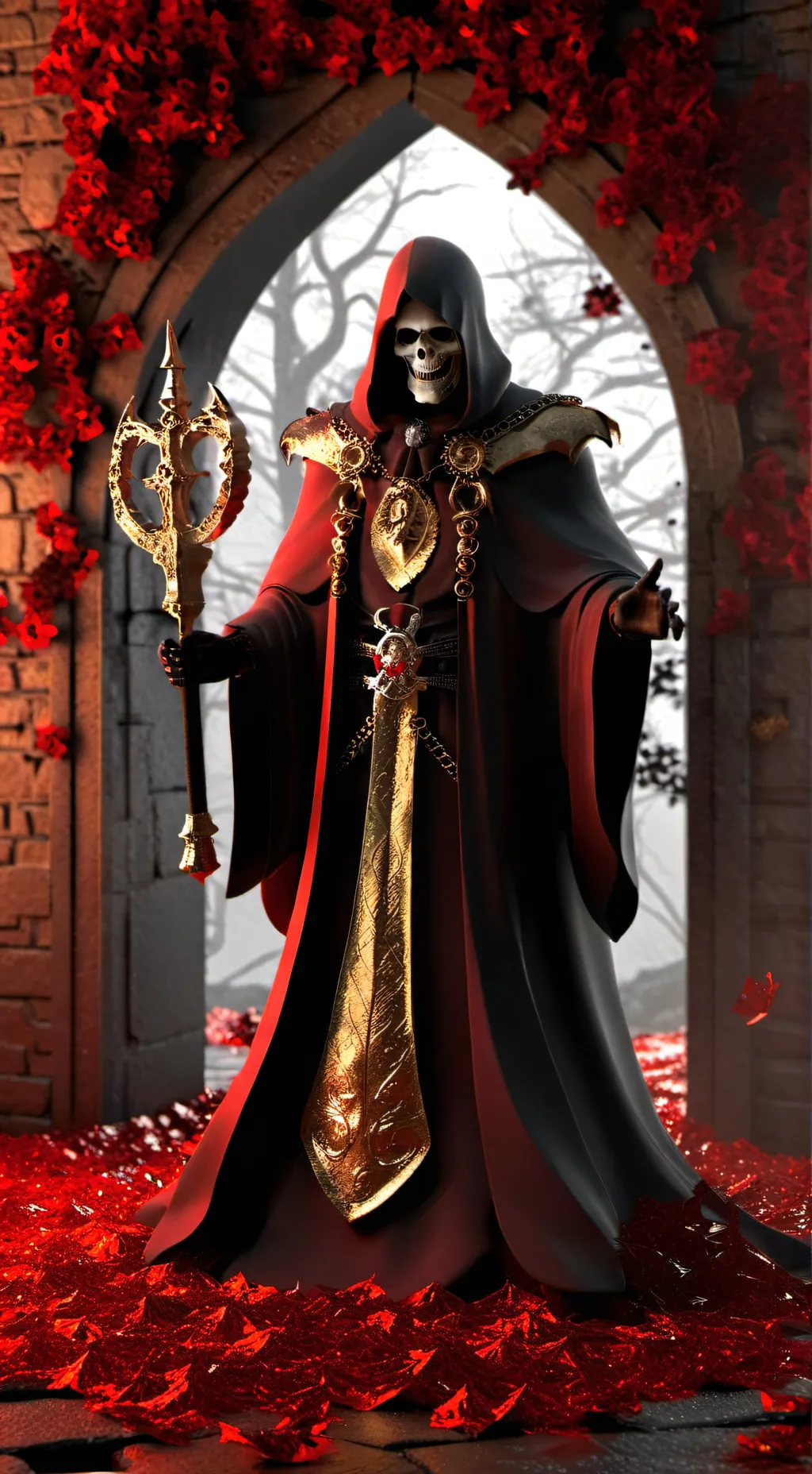 ai character: Heaven or hell  background